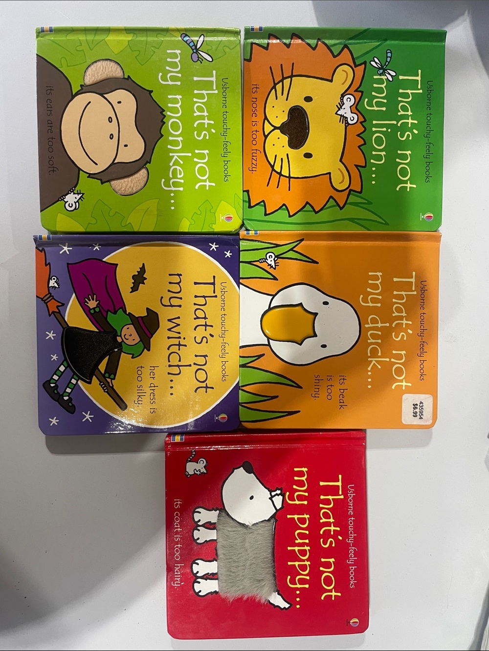 Usborne touch and feel book lot